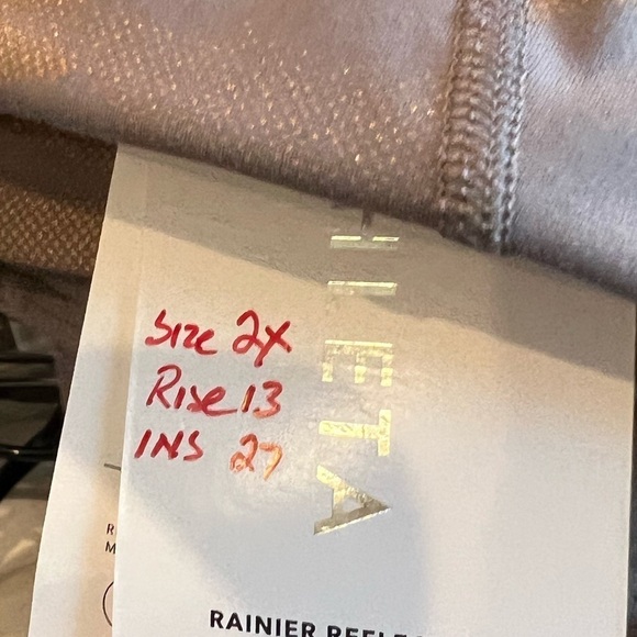 BAG361. NWT ATHLETA Rainier Reflective Womens Tight Size 2X - Picture 7 of 7